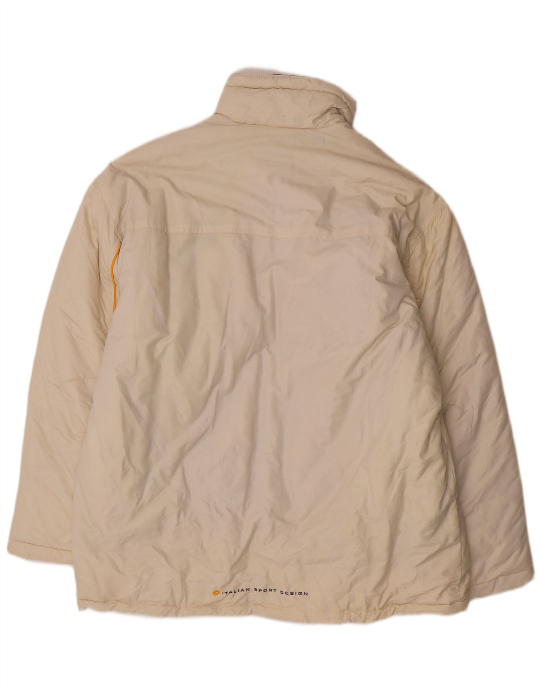 Lotto Herre Polstret Frakke IT 46/50 Medium Off White Nylon