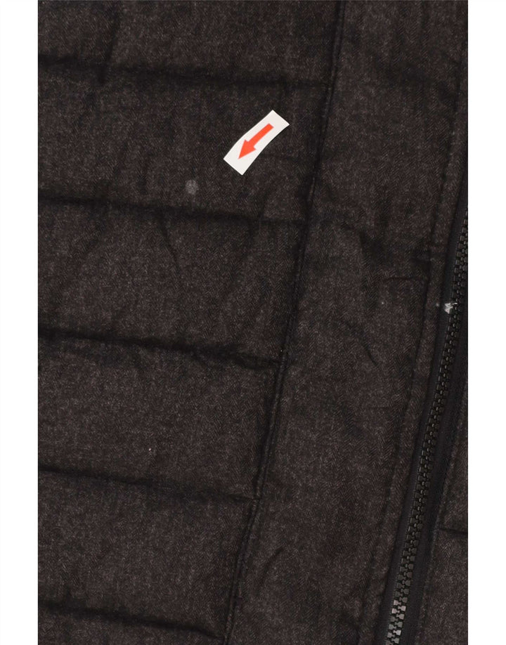 Superdry Polstret hættejakke til mænd UK 42 XL Grå polyester
