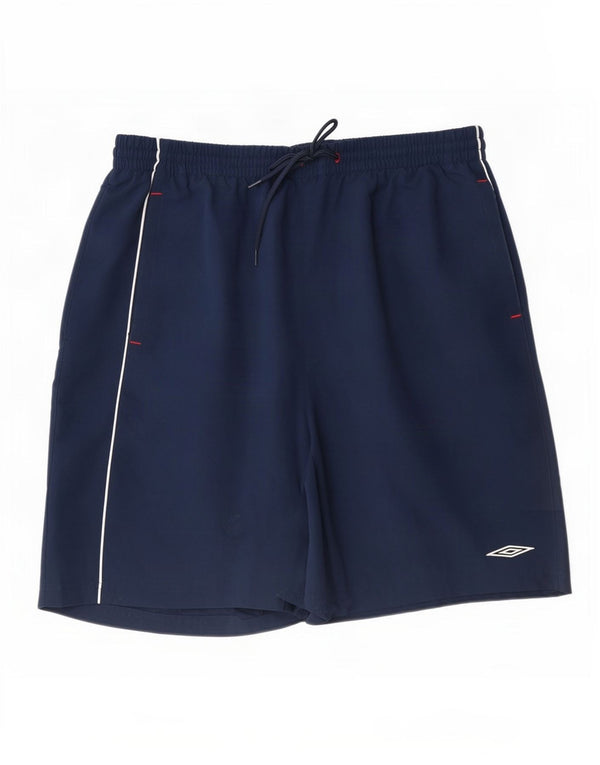 Umbro Herre grafiske sportsshorts 2XL marineblå polyester