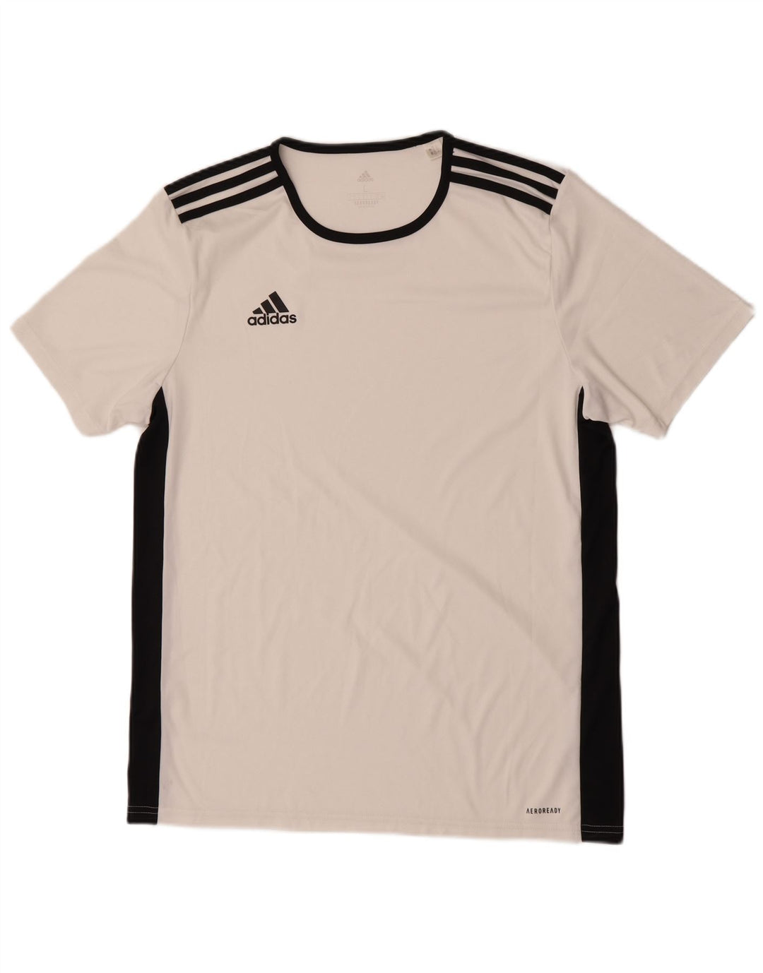 Adidas Herre Aeroready T-Shirt Top Stor hvid Colourblock Polyester