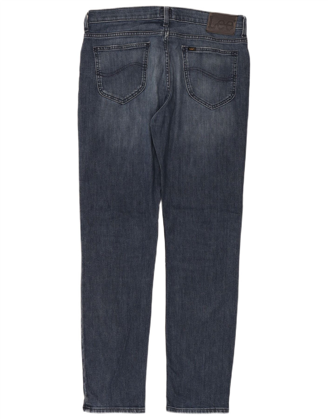 Lee Herre Rider Slim Jeans W34 L32 Blå Bomuld