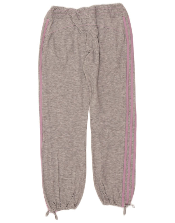 Adidas Dame træningsdragt Bukser Joggers UK 10 Small Grey Polyester