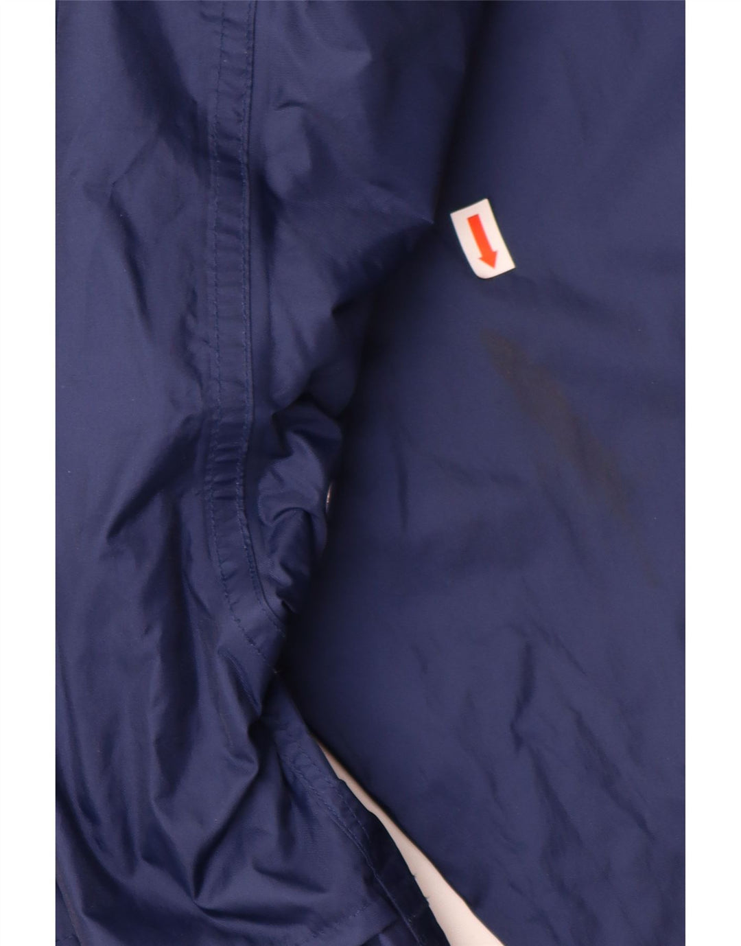 ADIDAS grafisk regnjakke til mænd UK 40/42 Medium marineblå polyamid