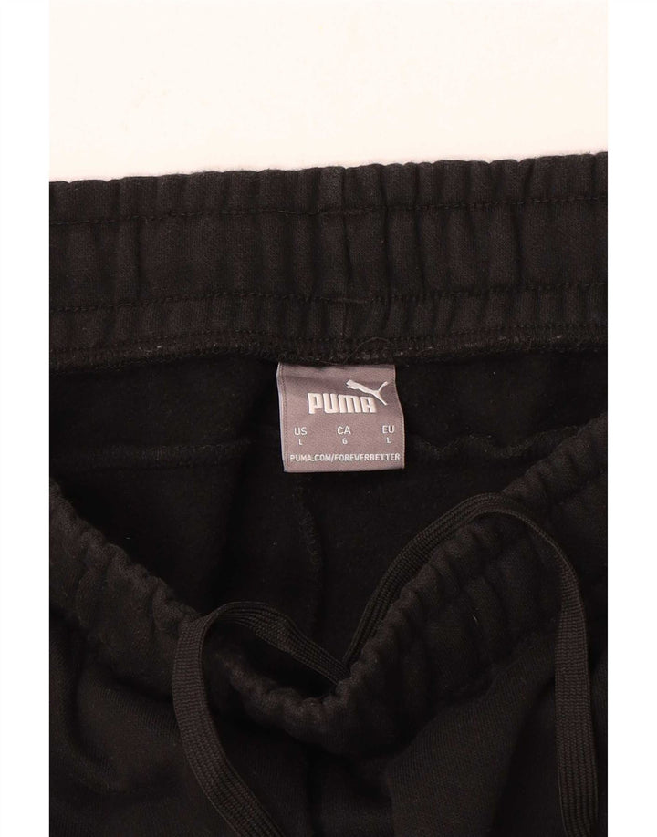 Puma Træningsdragtsbukser til mænd Large Black Colourblock
