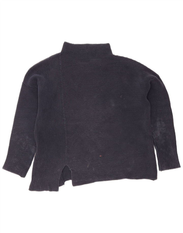 French Connection Dame Turtle Neck Jumper Sweater UK 10 Small Navy Blue