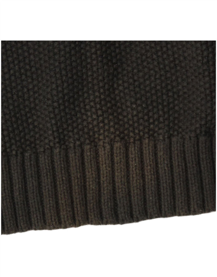 Ted Baker Dame Boat Neck Jumper Sweater Størrelse 4 Stor Grå Bomuld
