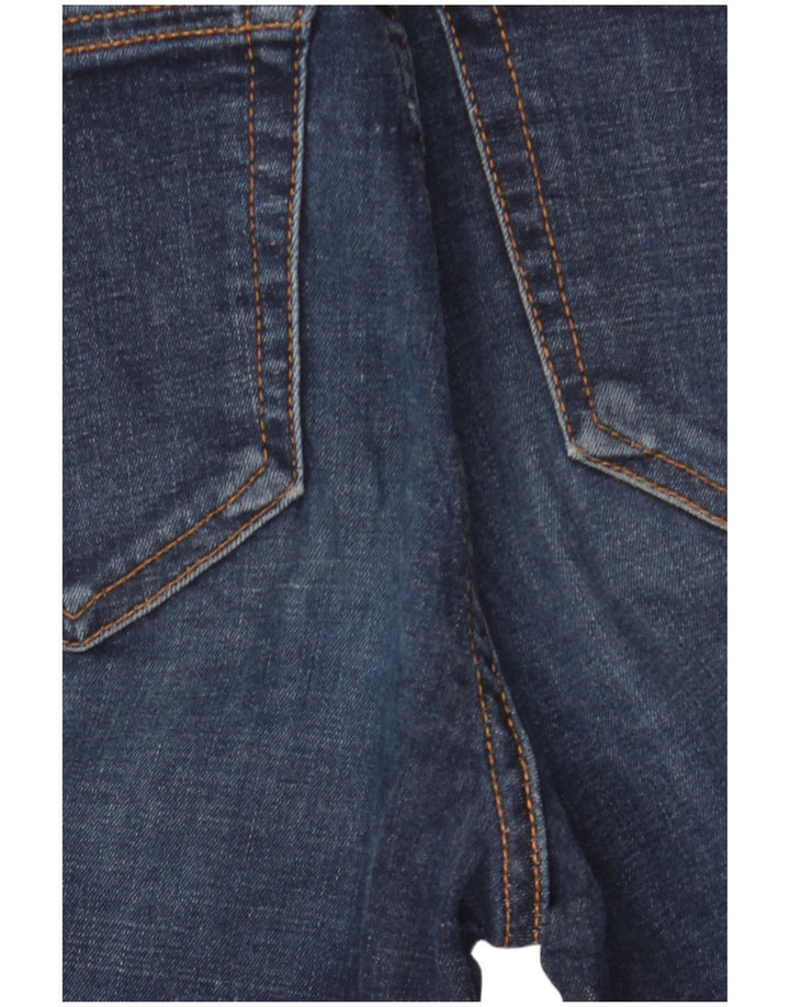 Topshop Dame Jamie Flared Jeans W26 L30 Marineblå Bomuld