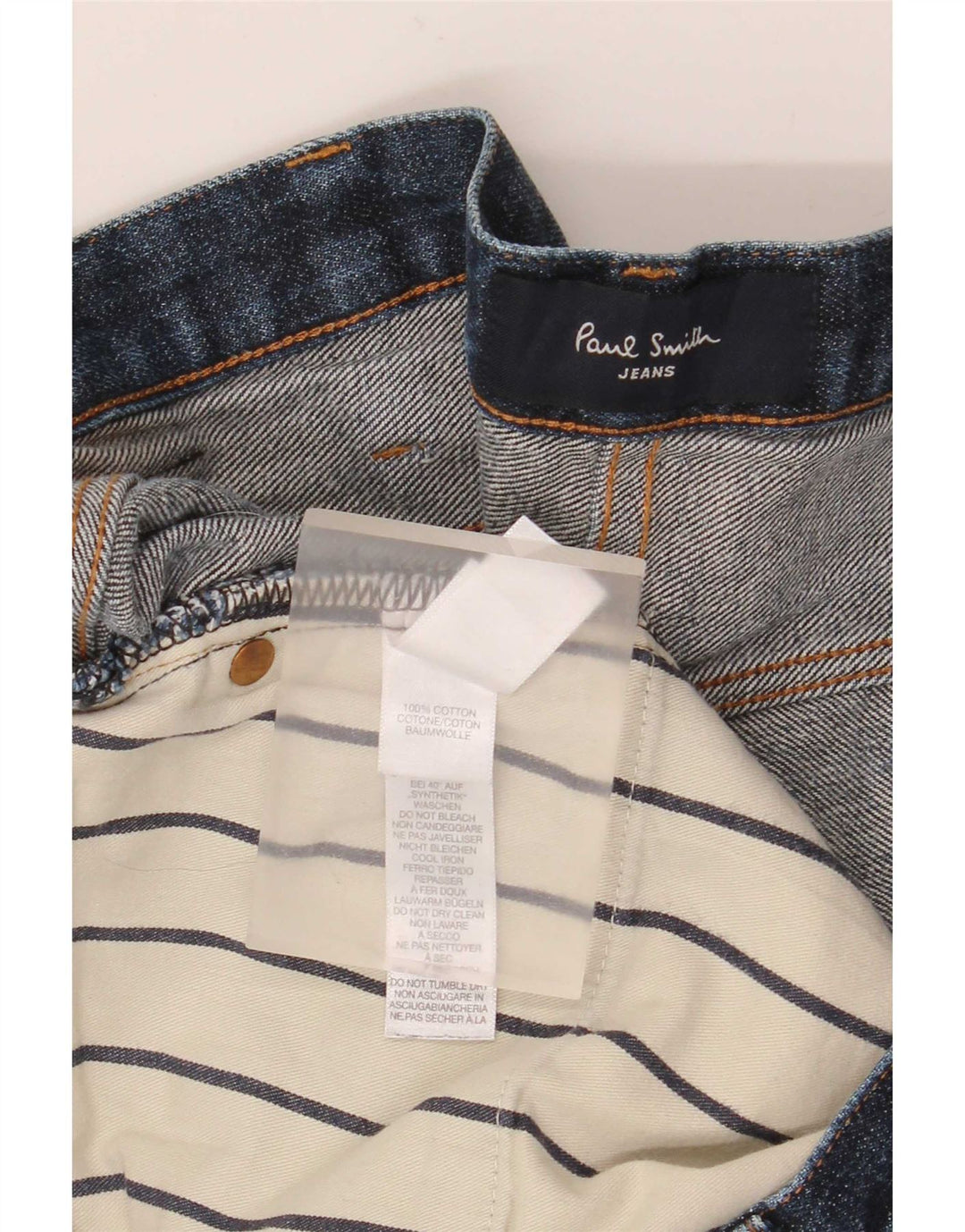 Paul Smith Herre Slim Jeans W36 L32 Blå Bomuld