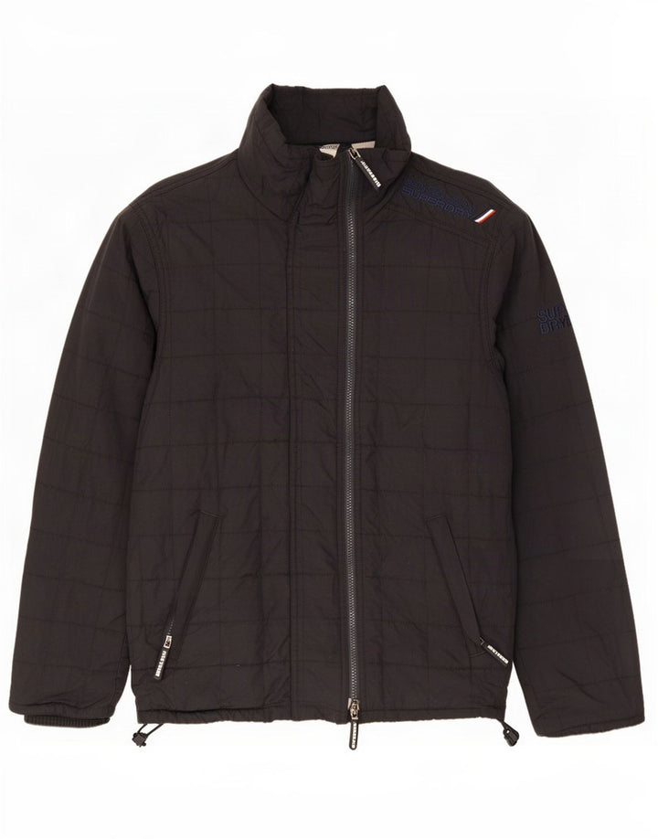 Superdry Polstret Herrejakke UK 38 Medium Sort Nylon