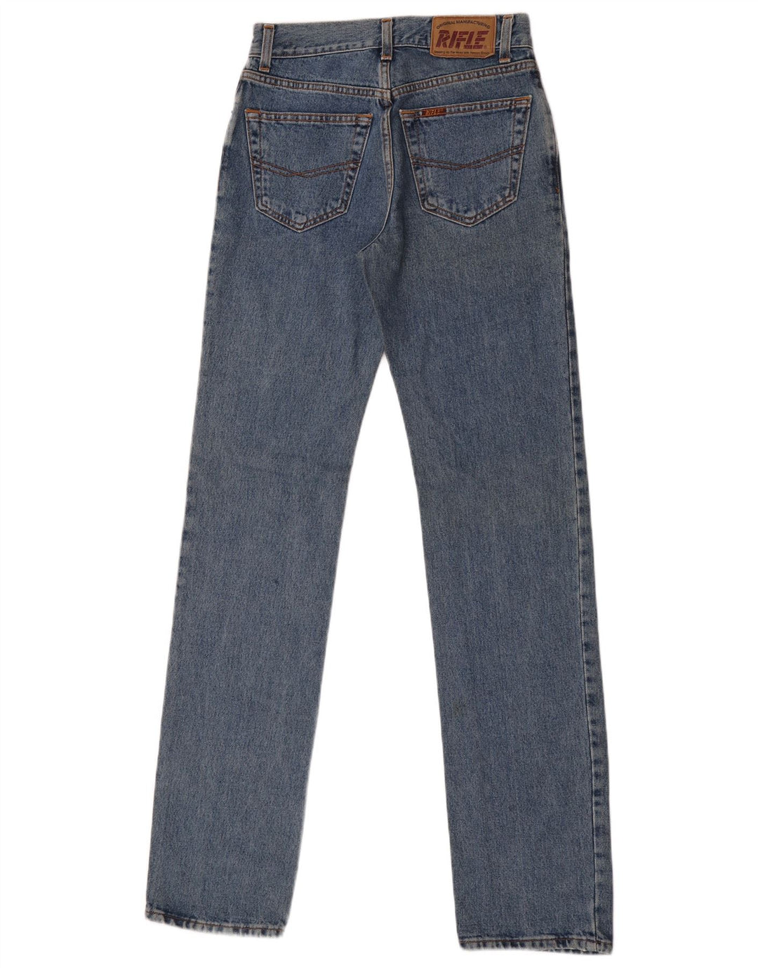Rifle Dame Straight Jeans W28 L34 Blå Bomuld