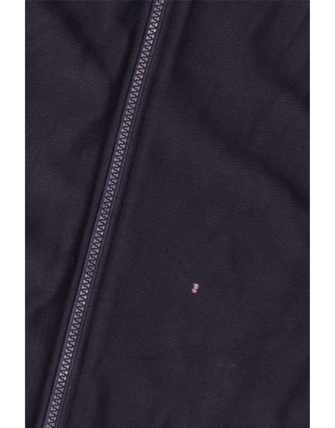 Marks & Spencer Womens Bomber Jacket UK 16 Large Navy Blue Cotton