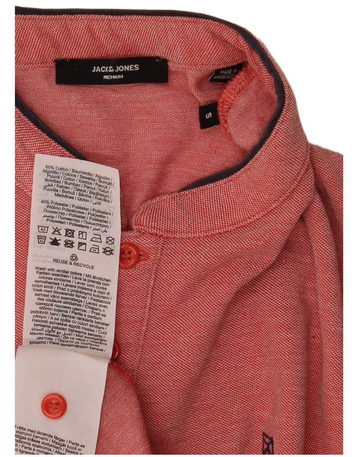 Jack & Jones herre poloskjorte lille rød bomuld