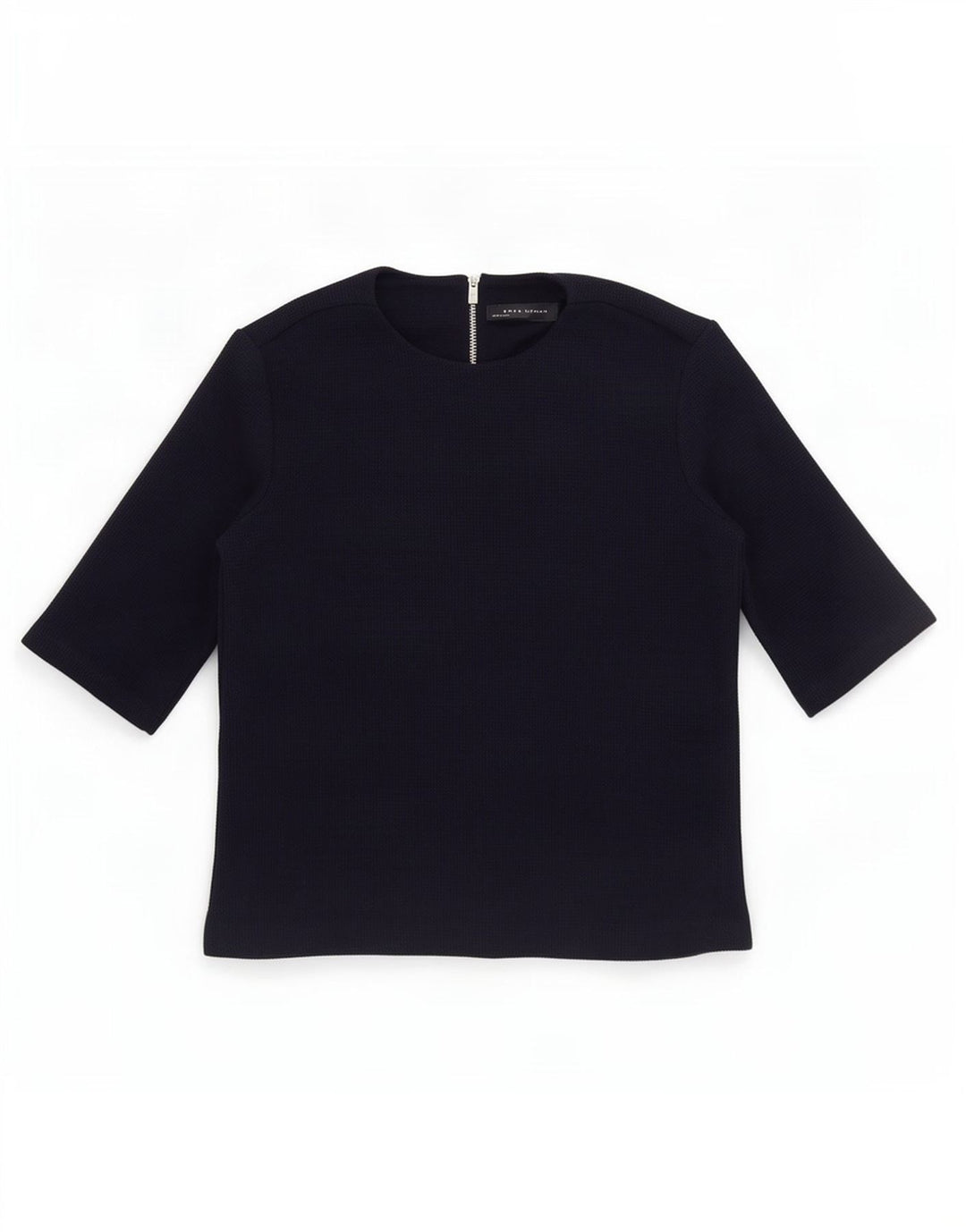 Zara Damebluse Top UK 10 Small Navy Blue