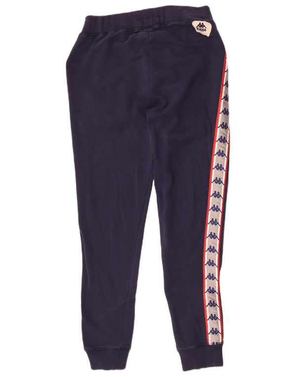 Kappa Herre grafisk træningsdragt Bukser Joggers Small Navy Blue Colourblock