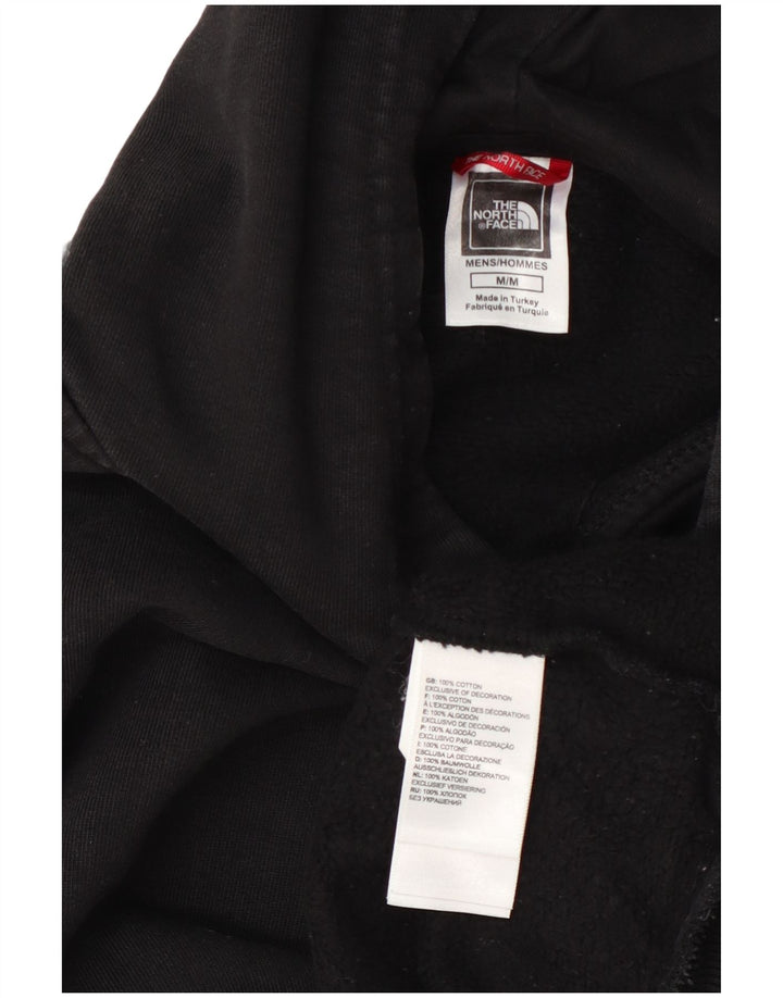 The North Face Herre Grafisk Hoodie Jumper Medium Sort Bomuld