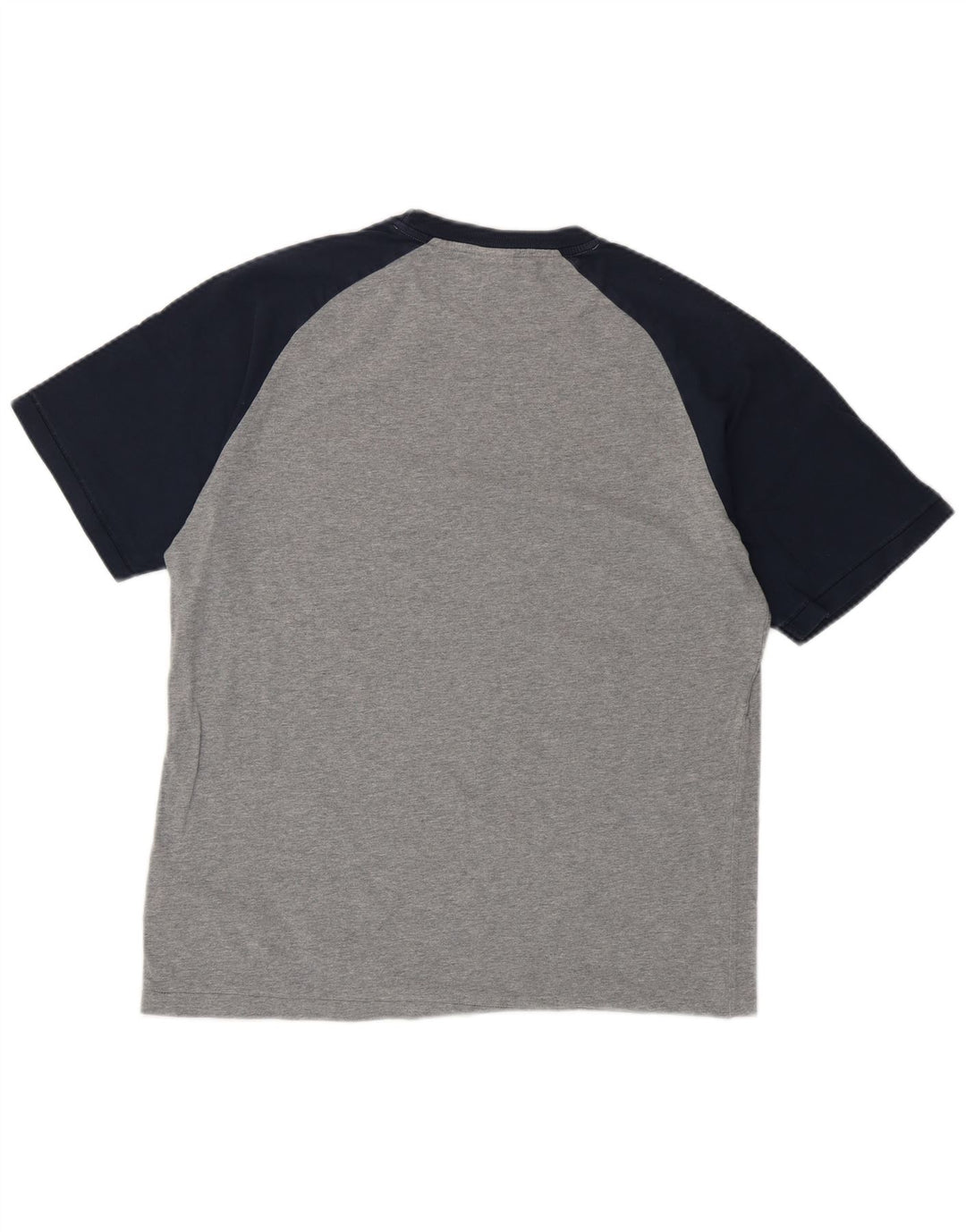 NIKE Herre USA Grafisk T-Shirt Top Stor Grå Colourblock Bomuld