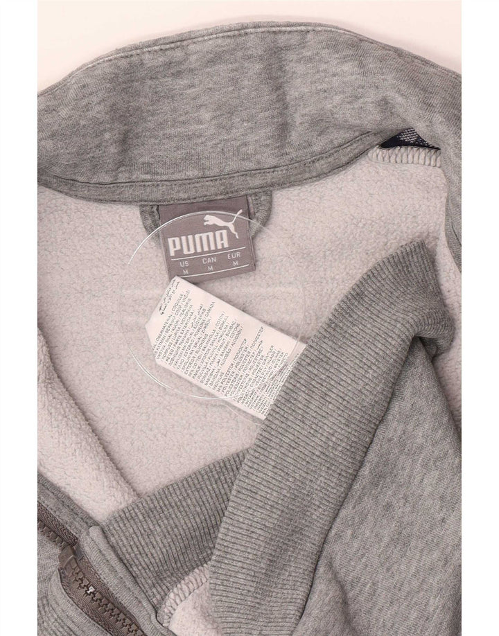 Puma Herre grafisk træningsdragt Topjakke Medium Grå Colourblock Bomuld