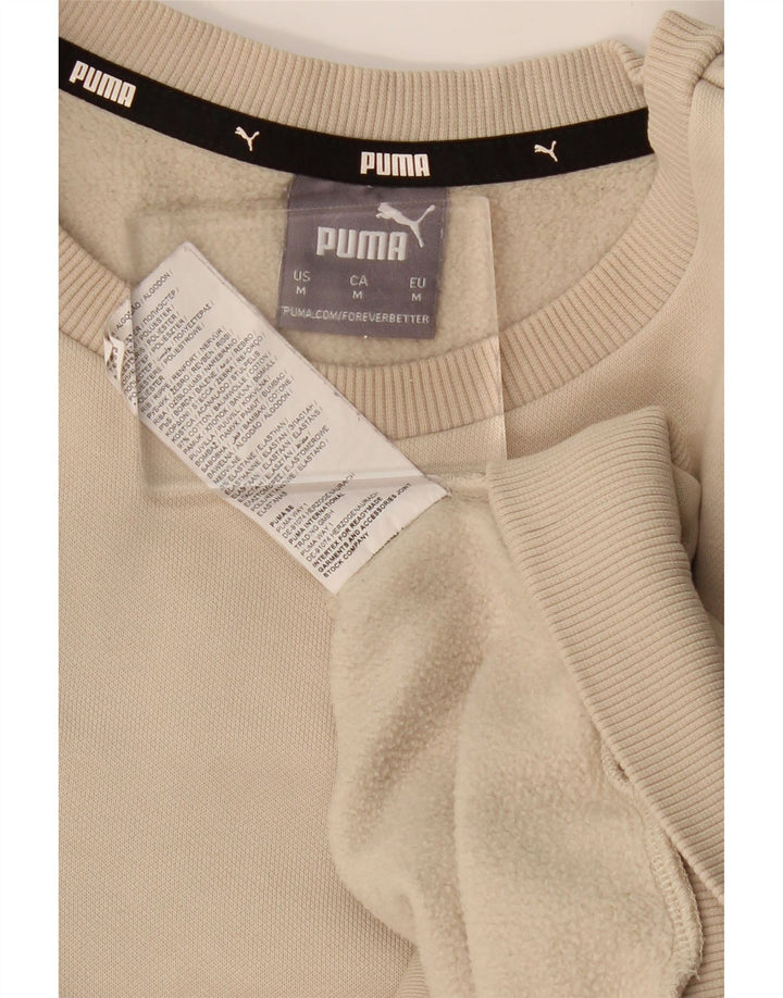 PUMA Sweatshirt til mænd Medium Beige Bomuld