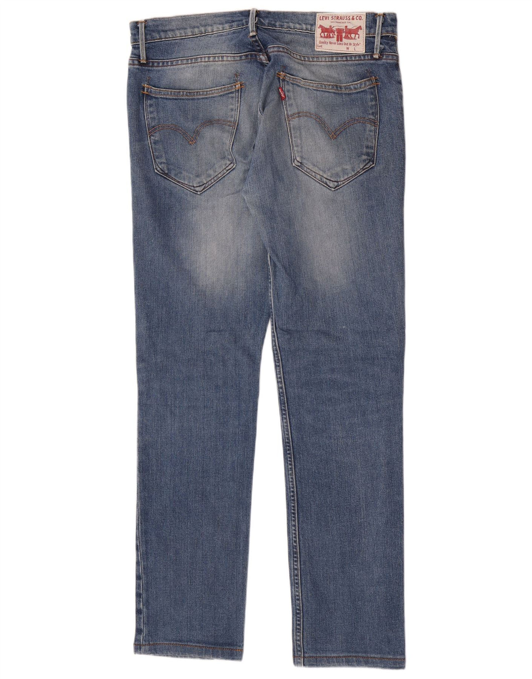 Levi's Slim Jeans til mænd W34 L30 Blå