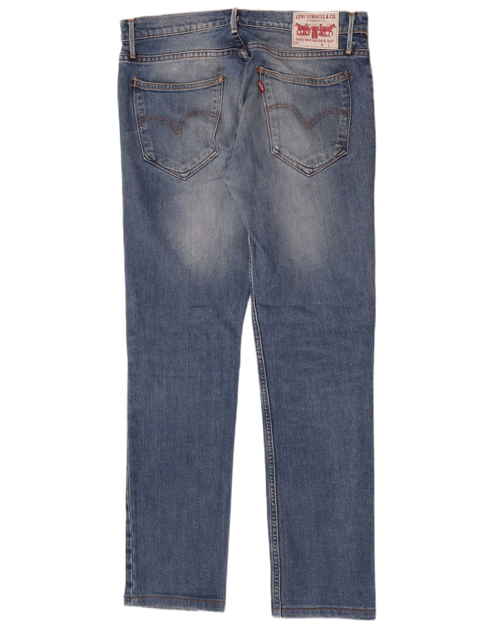 Levi's Slim Jeans til mænd W34 L30 Blå