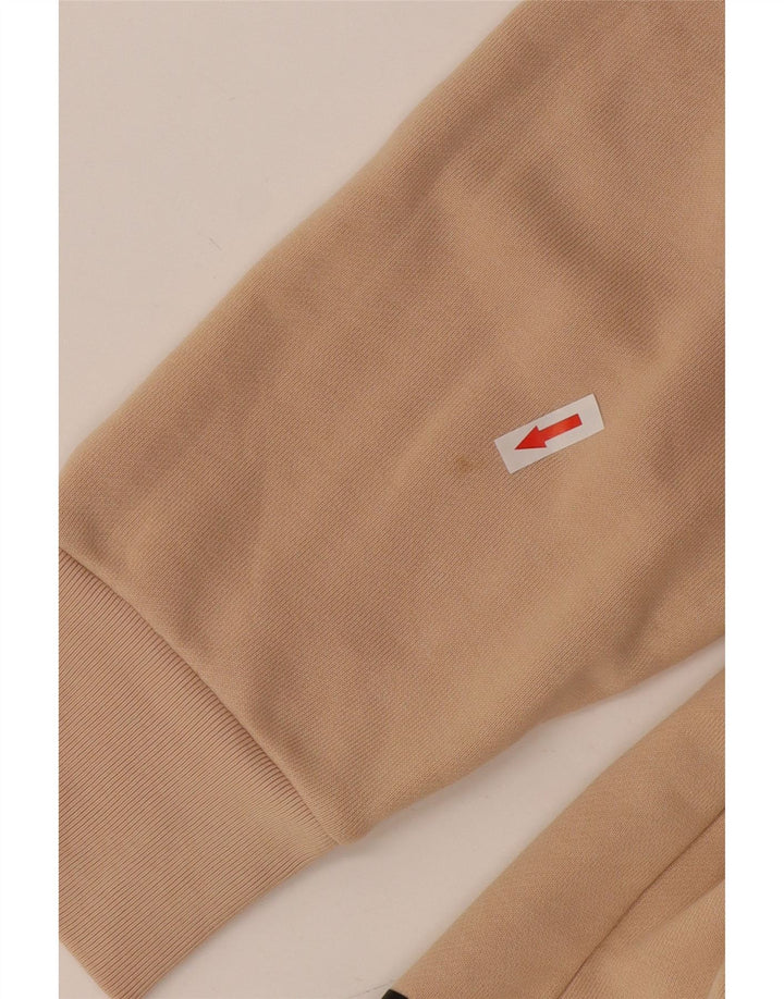 Adidas Dame Grafisk Oversized Sweatshirt Jumper UK 12/14 Medium Beige