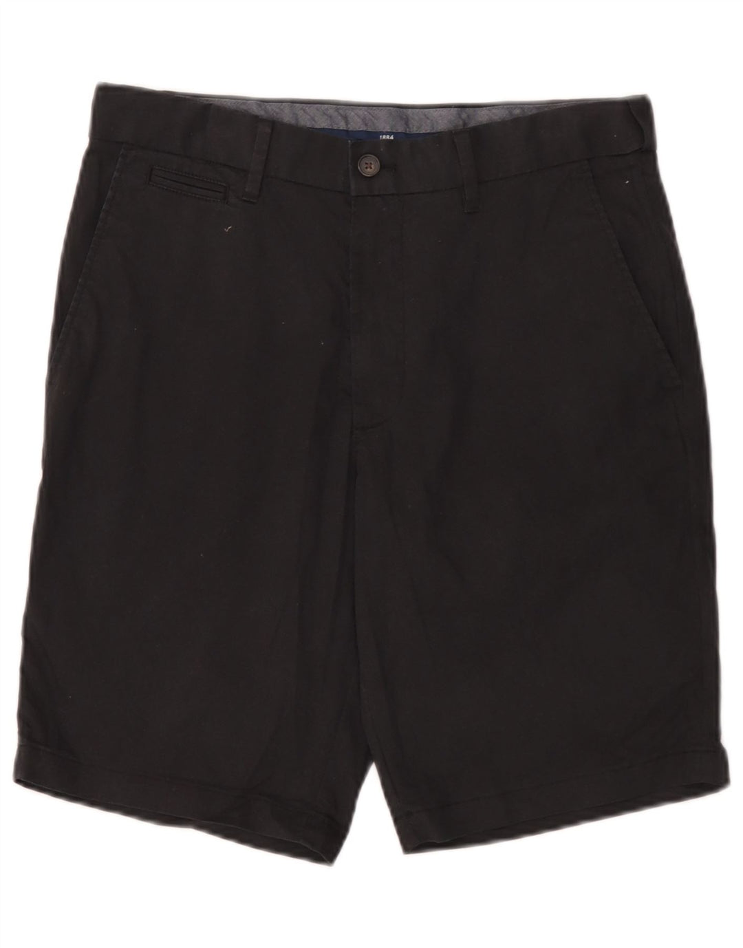 Marks & Spencer Herre Chino Shorts W30 Medium Sort Bomuld