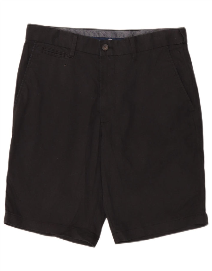 Marks & Spencer Herre Chino Shorts W30 Medium Sort Bomuld