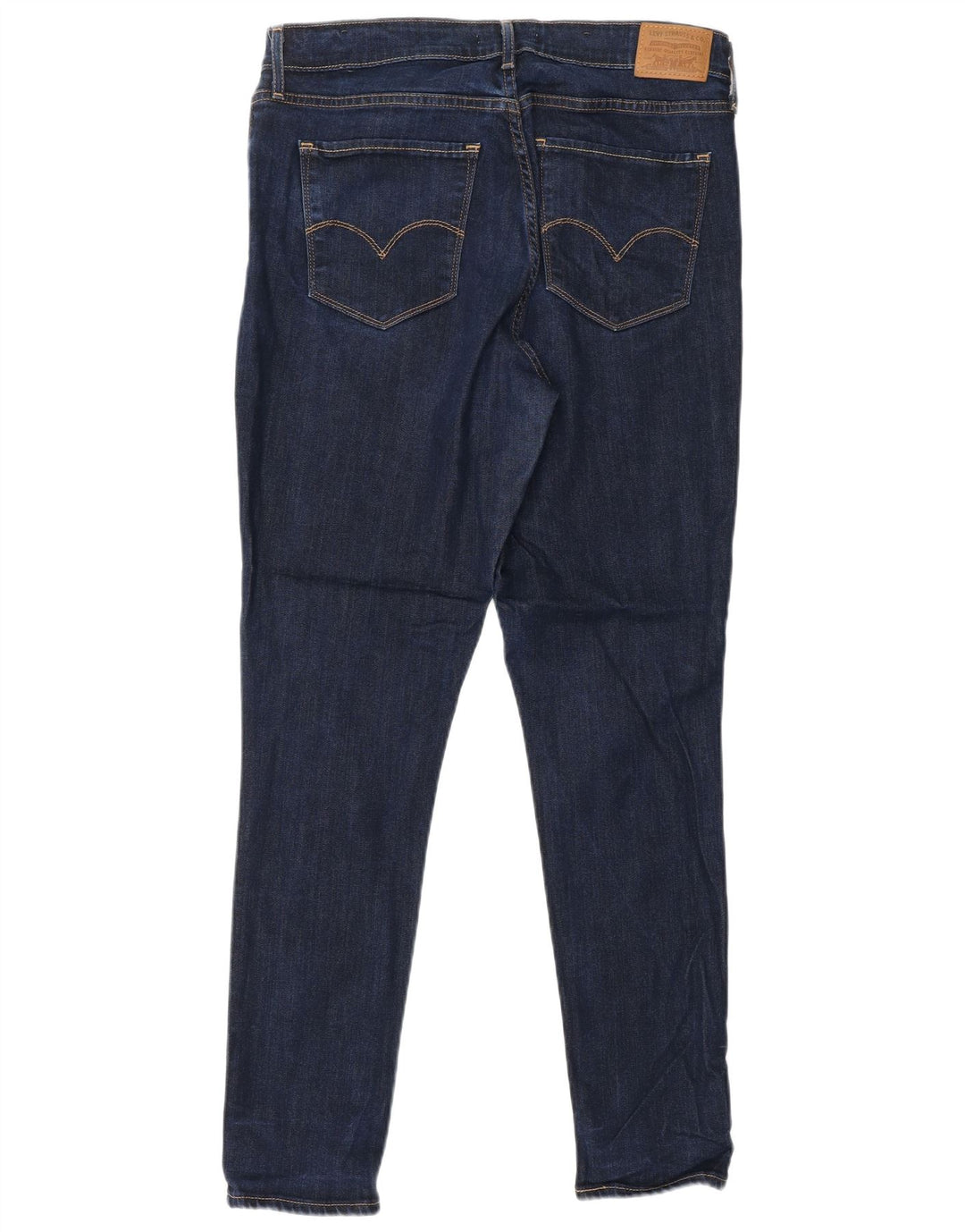 LEVI'S Dame 721 Skinny Jeans W31 L30 Blå Lyocell
