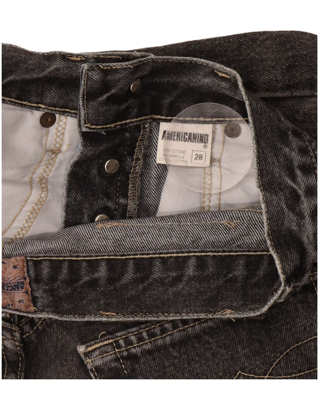 Americanino Lige Jeans til kvinder W28 L31 Grå Bomuld