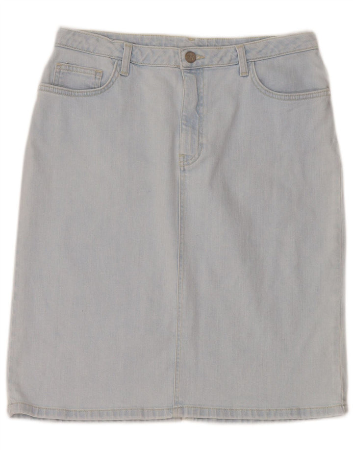 VINTAGE Womens Denim Skirt EU 40 Medium W30  Blue