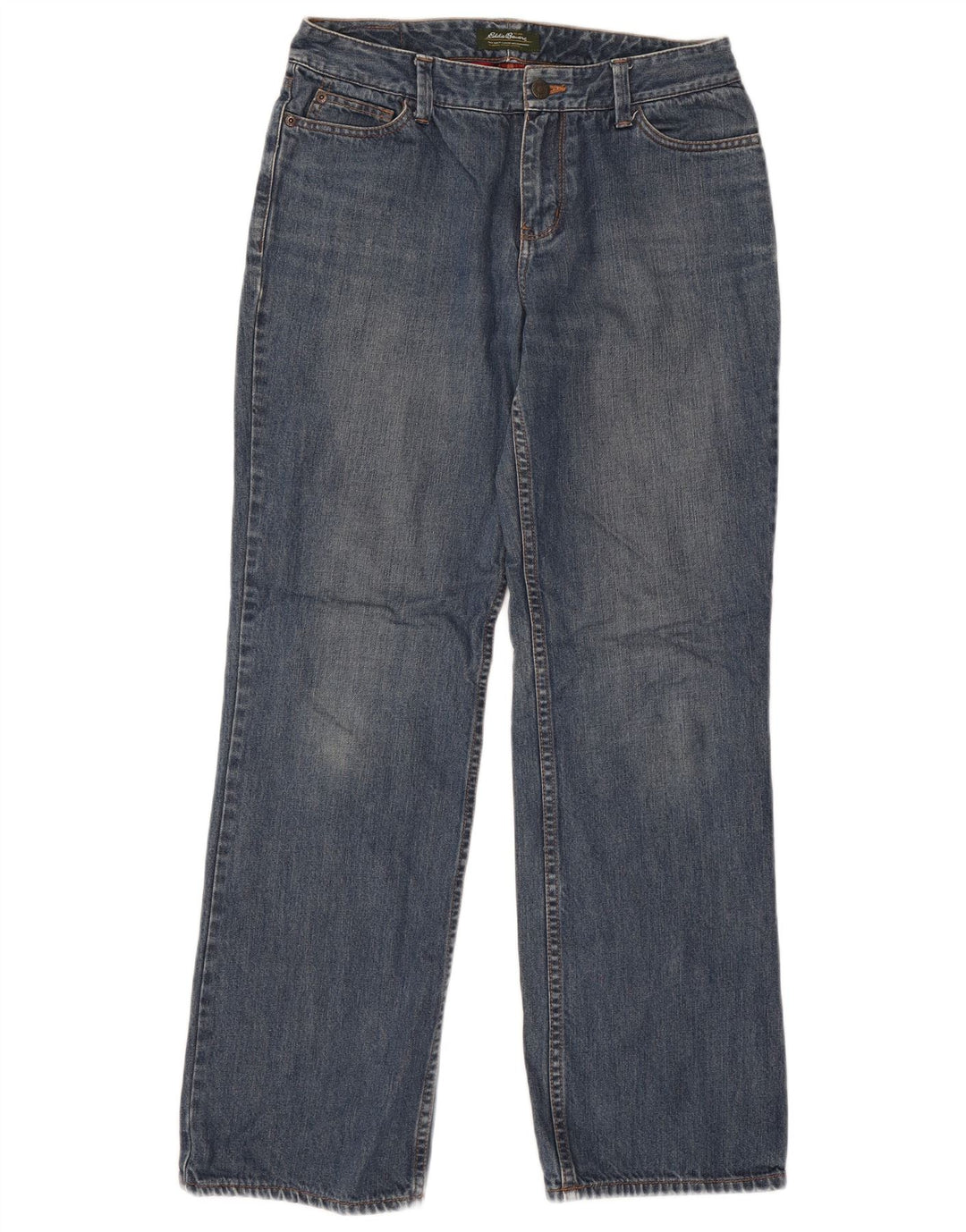 EDDIE BAUER Lige jeans til kvinder US 6 Medium W30 L30 Blå Bomuld