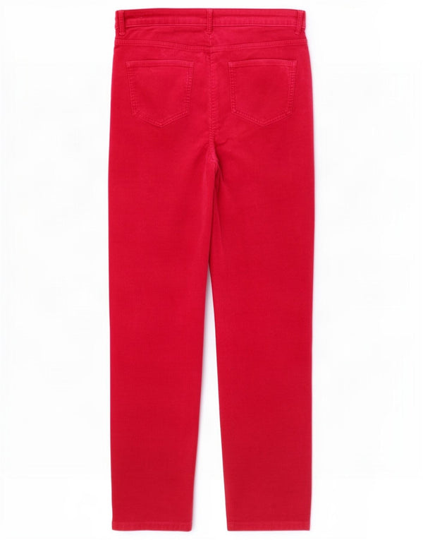 Marks & Spencer lige fløjlsbukser til kvinder UK 14 Large W30 L31 Pink