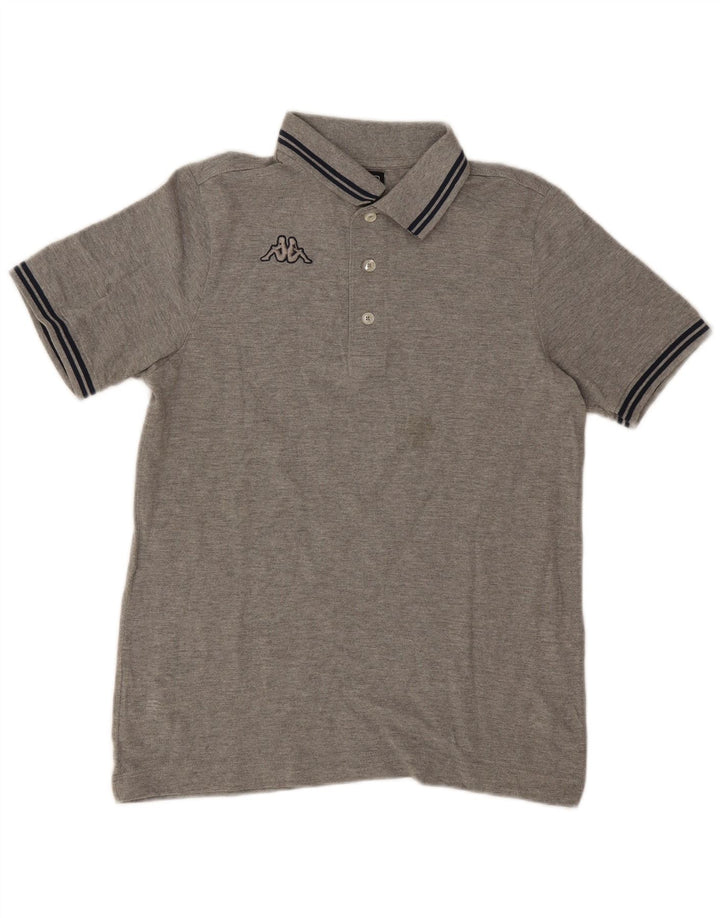 Kappa herre poloshirt XS grå bomuld