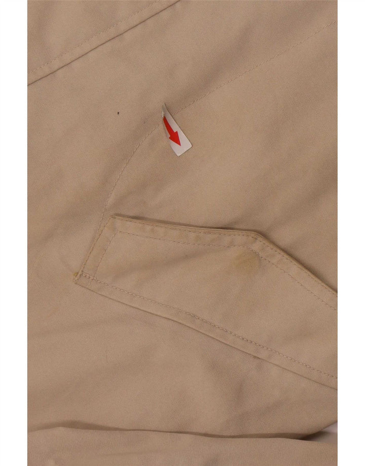 Joules Regnjakke med hætte til kvinder UK 12 Medium Beige Bomuld
