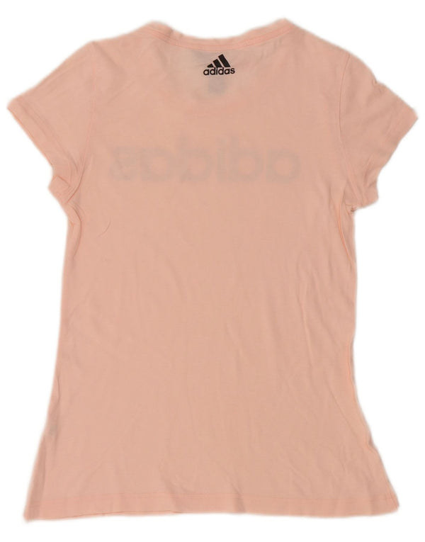 ADIDAS Piger Grafisk T-Shirt Top 13-14 år Pink