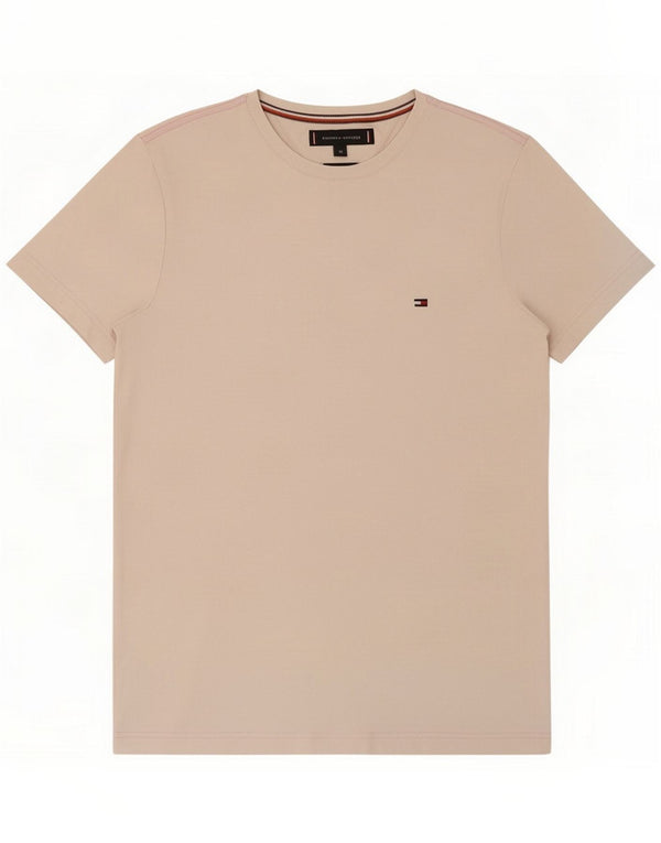 Tommy Hilfiger Womens T-Shirt Top UK 6 XS Pink Cotton
