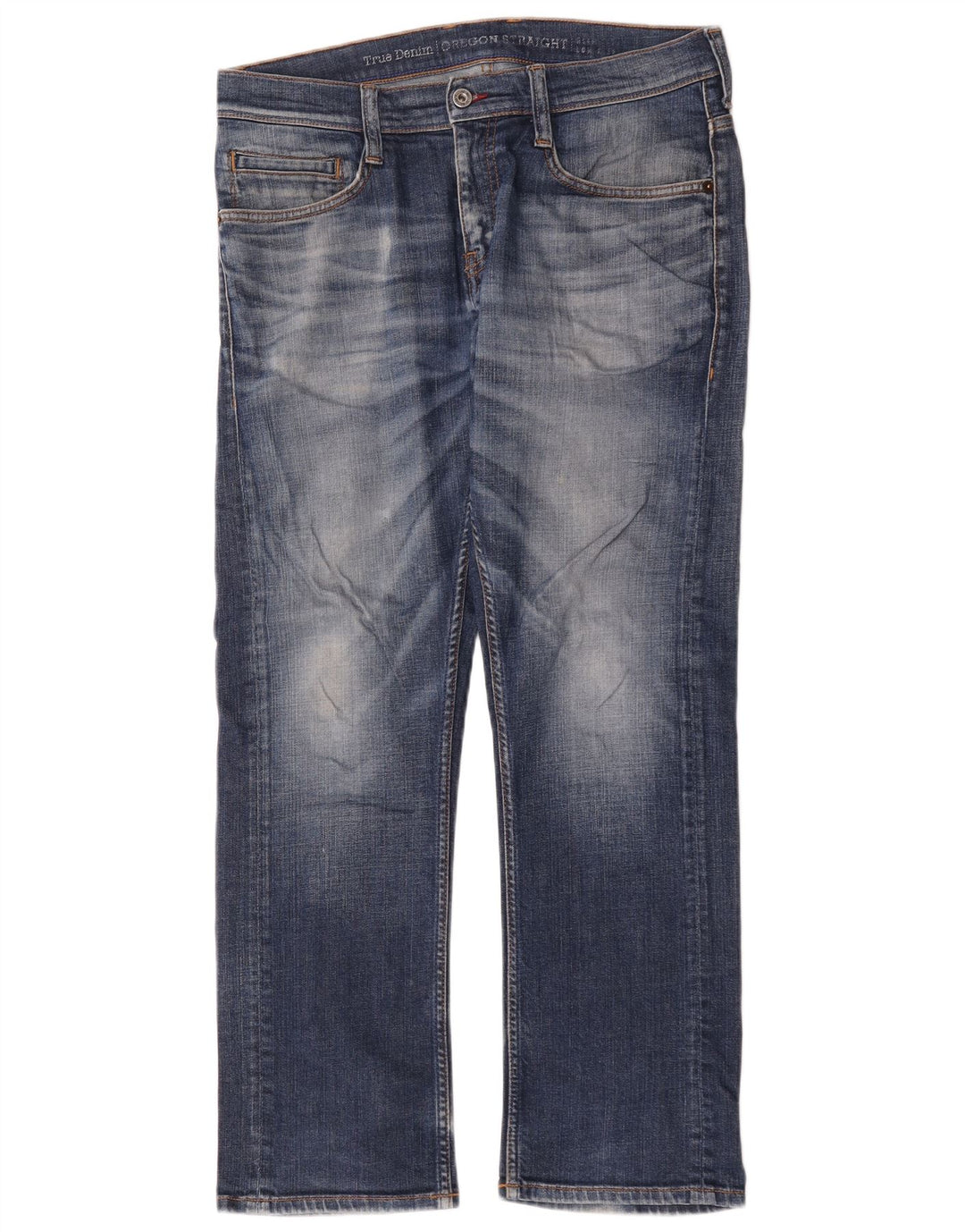Mustang Straight Jeans til mænd W32 L30 blå bomuld