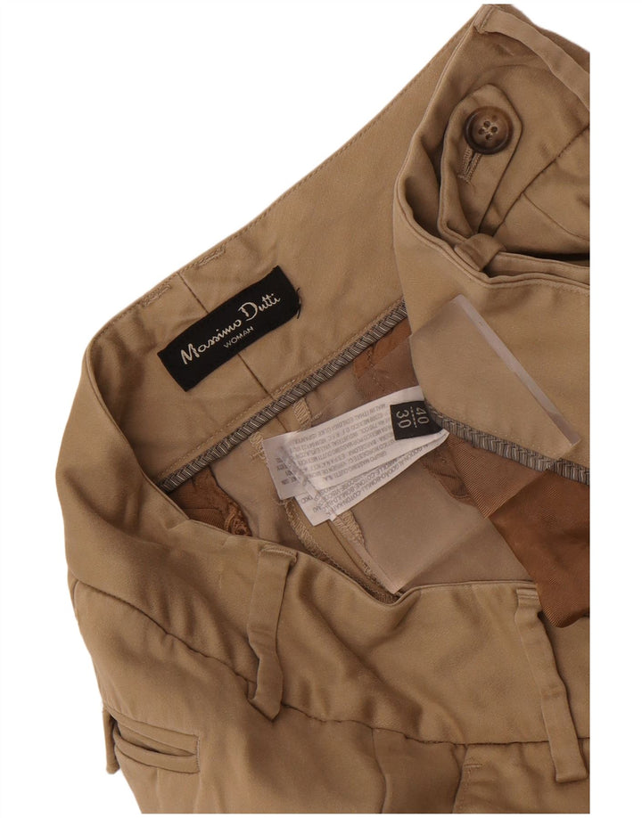 Massimo Dutti Dame Lige Chino Bukser EU 40 Medium W30 L30 Beige