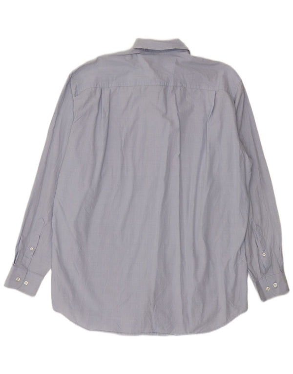 Nautica herreskjorte str. 16 Large Blue Houndstooth Bomuld