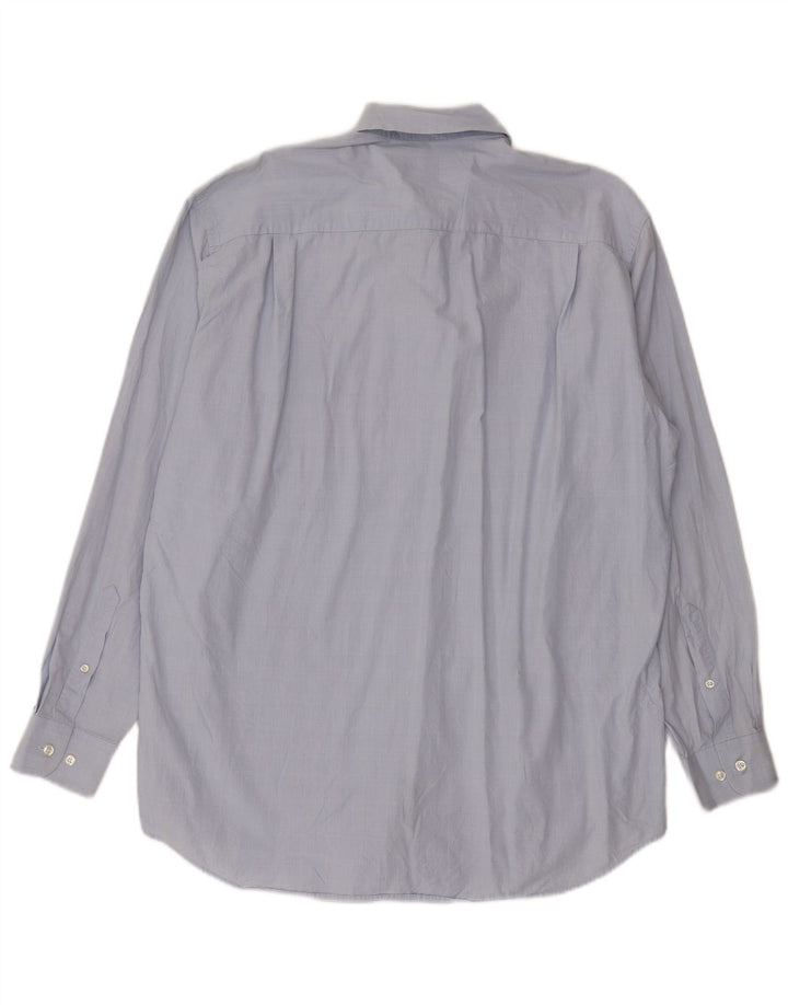 Nautica herreskjorte str. 16 Large Blue Houndstooth Bomuld