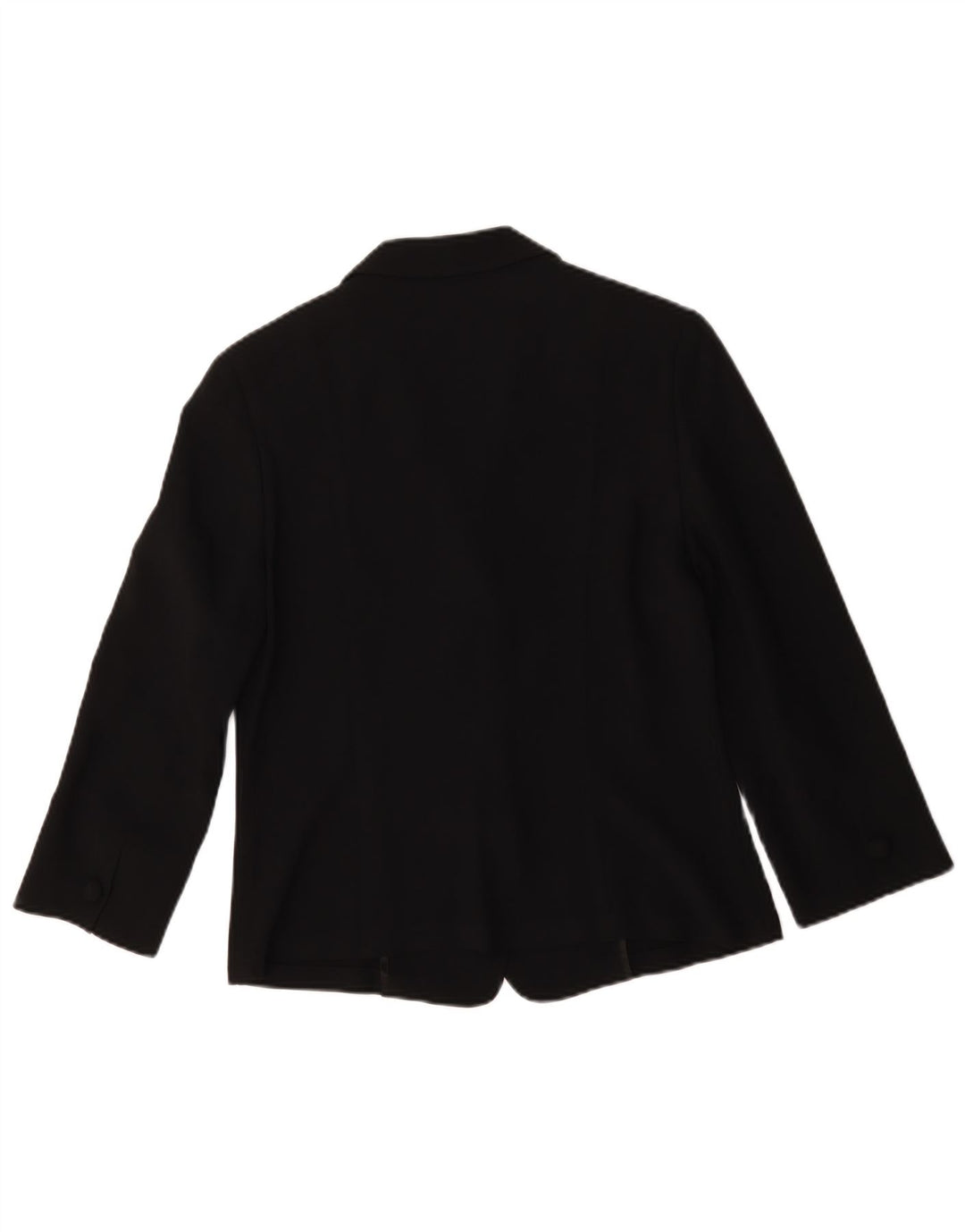 Marella Dame 3/4-ærmet blazerjakke UK 16 Large Black Acetate