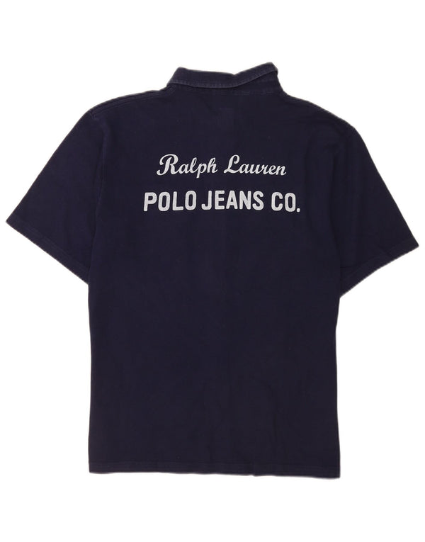 Ralph Lauren drenge grafisk kortærmet skjorte 14-15 år stor marineblå