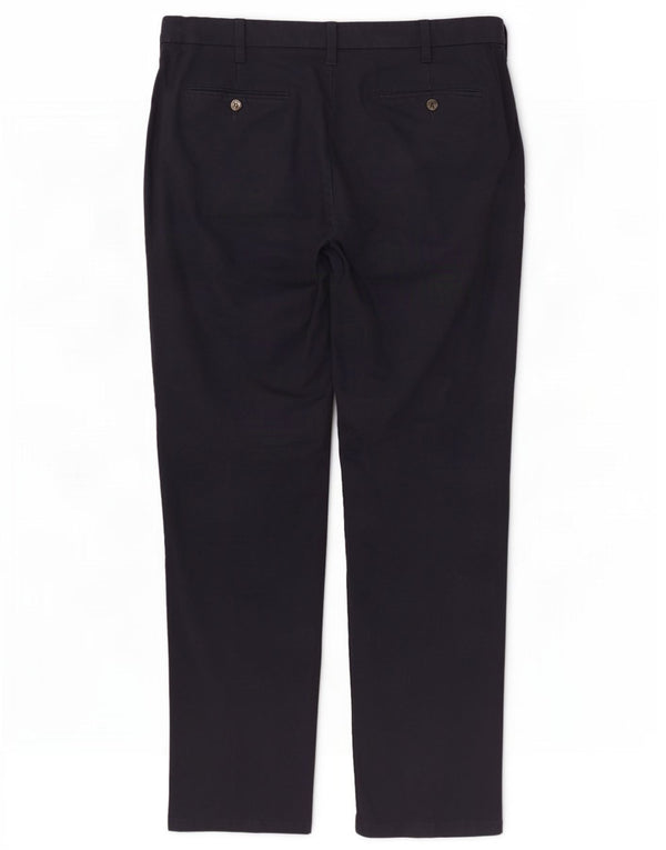 Marks & Spencer Herre Regular Chino Bukser W38 L31 Marineblå Bomuld