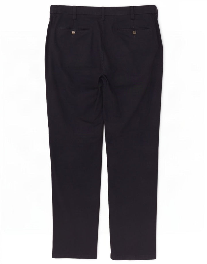 Marks & Spencer Herre Regular Chino Bukser W38 L31 Marineblå Bomuld