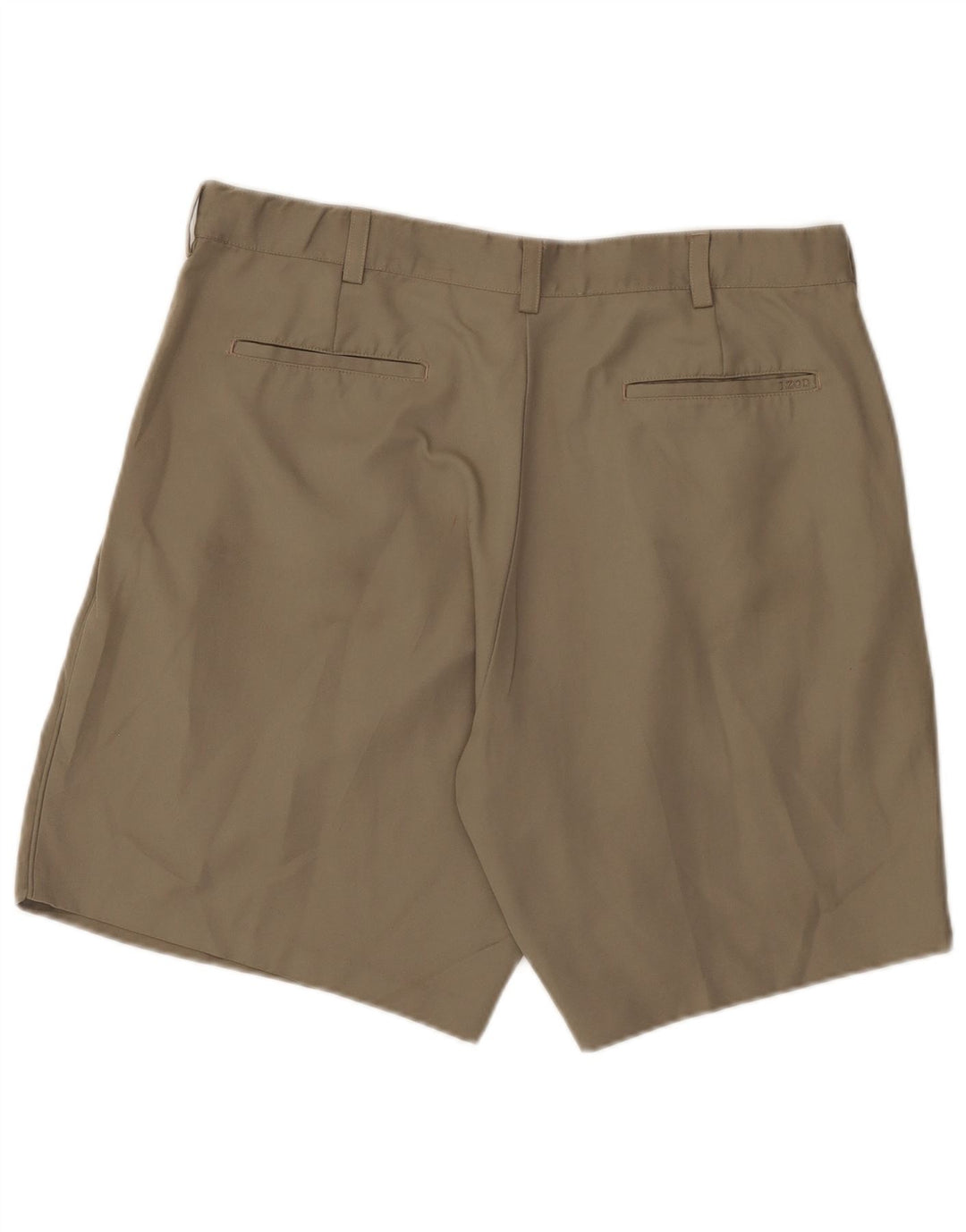 Izod Chino Shorts til mænd W36 Large Khaki Polyester