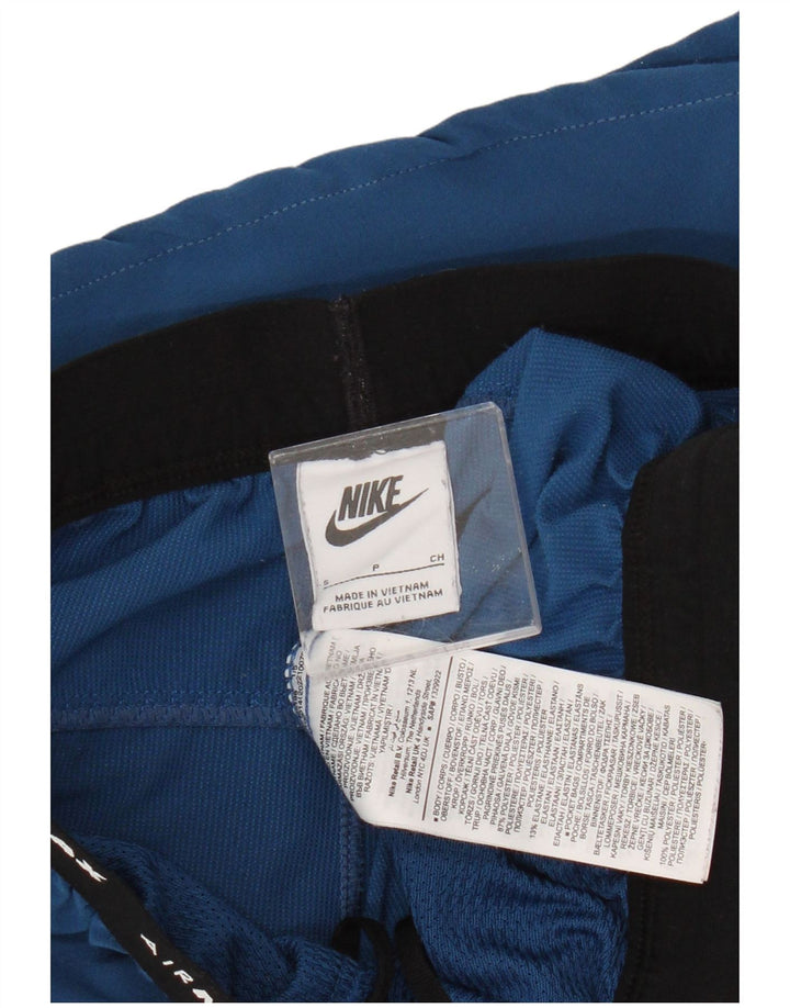Nike Air Max Graphic Sportsshorts til mænd Small Blue Colourblock Polyester