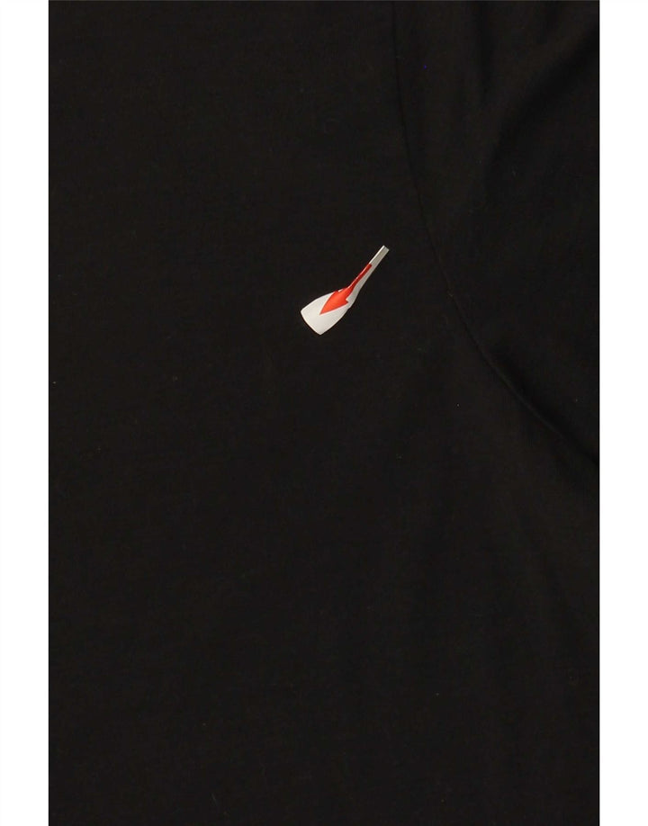 Adidas T-shirt top mellem sort polyester til mænd