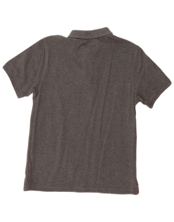 JOULES Mens Classic Fit Polo Shirt Small Grey Cotton