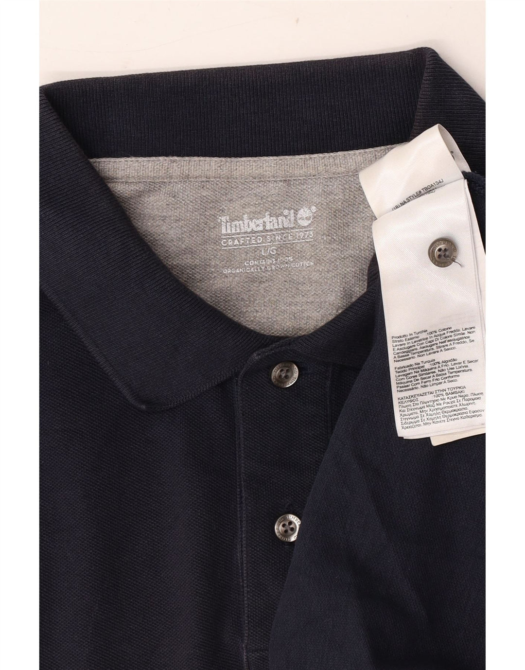 Timberland Herre poloshirt Stor marineblå bomuld
