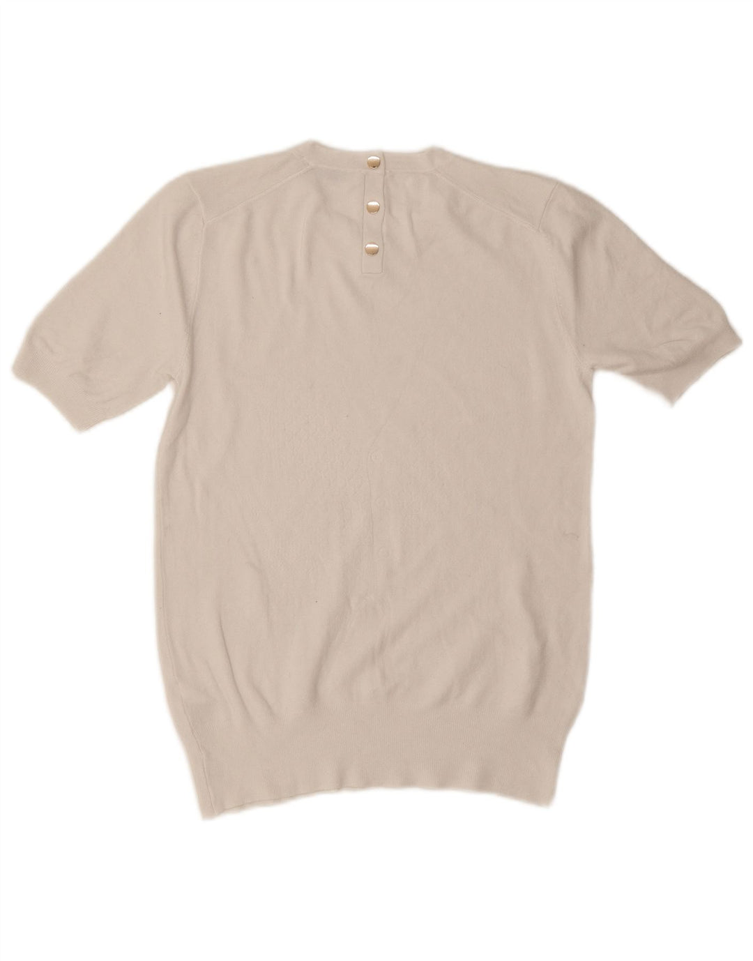 Zara Dame Bluse Top UK 14 Large White Viscose